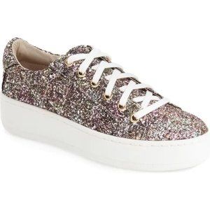 SM Glitter Platform Sneaker sz 8 Women's Shoes